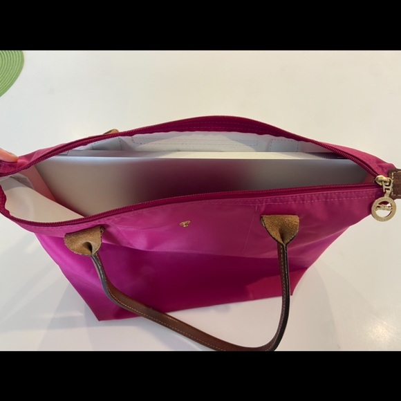 AUTHENTIC Pink Longchamp Le Pliage Small Shoulder Bag Excellent Condition - Picture 16 of 16